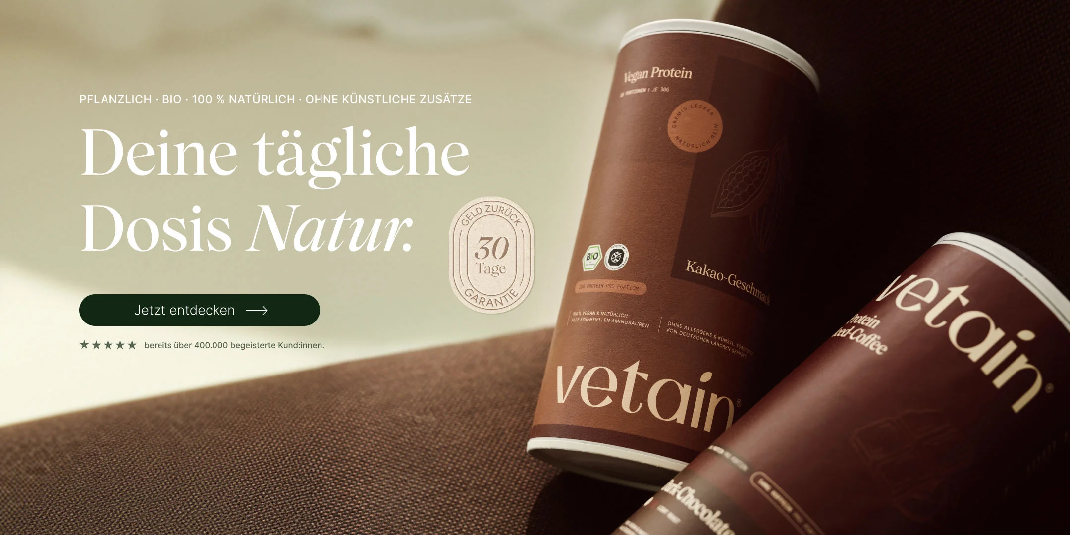 Bio-Protein ohne künstliche Zusätze